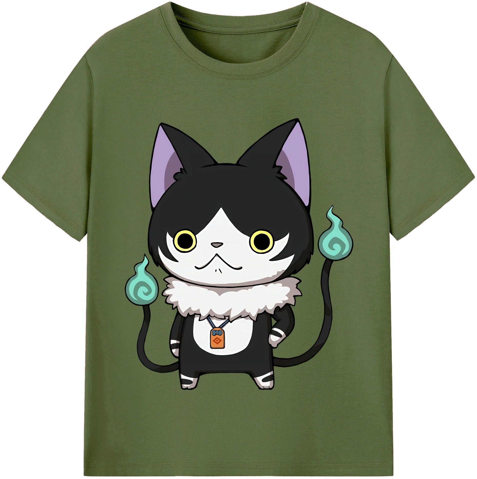 （画像用） 妖怪ウォッチ Yo-kai Watch 綿100％半袖Tシャツ（フロントプリント）